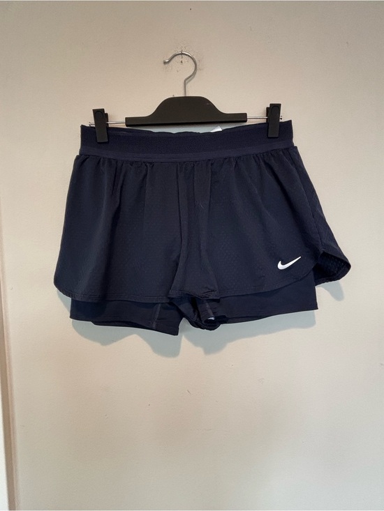 Nike Pants - Nike Women's Navy Double-Layer Running Shorts